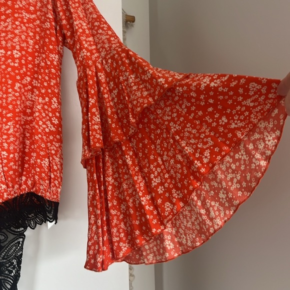 Free People Boho Blouse bodysuit - Picture 2 of 3